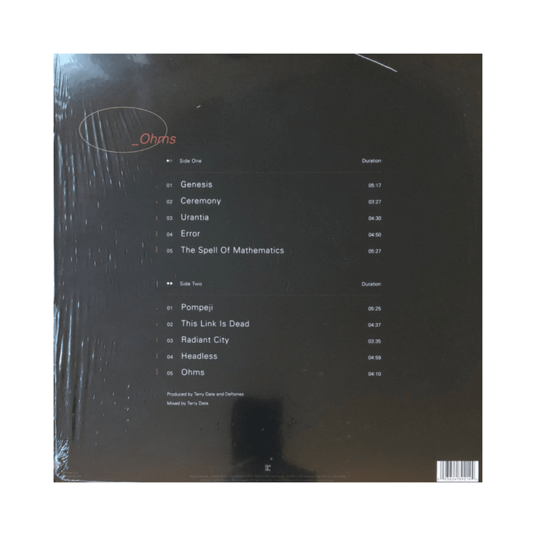 Vinilo Deftones Ohms2