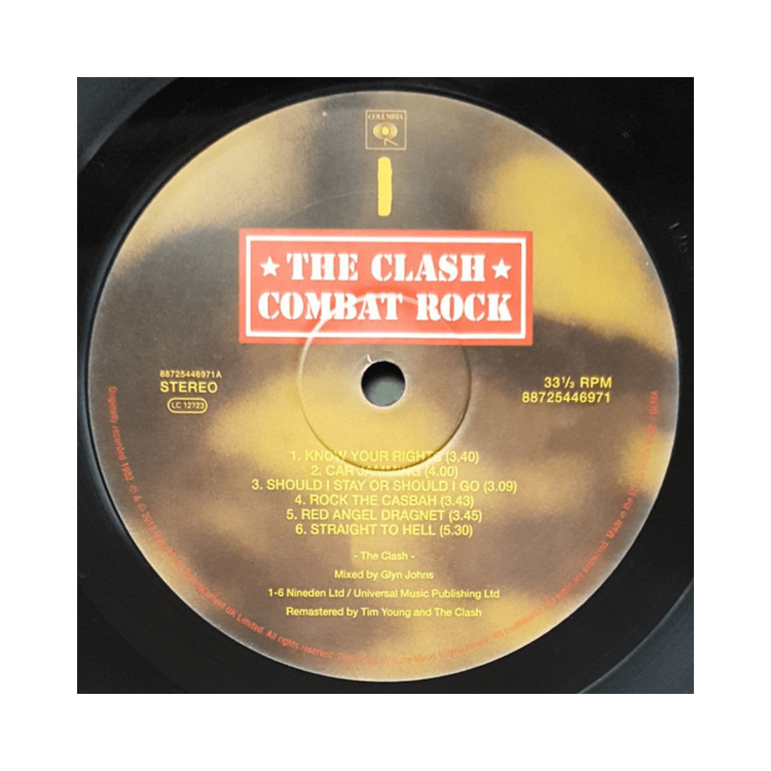 The Clash Combat Rock Vinilo3