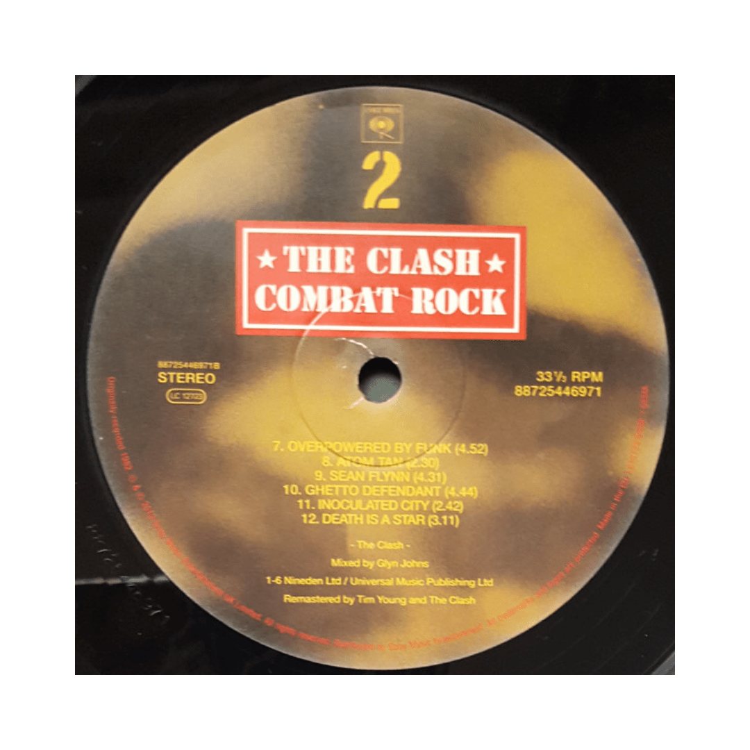 The Clash Combat Rock Vinilo4