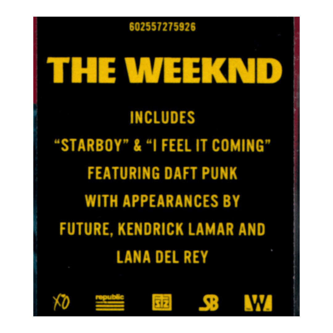 The Weeknd Starboy Cd2