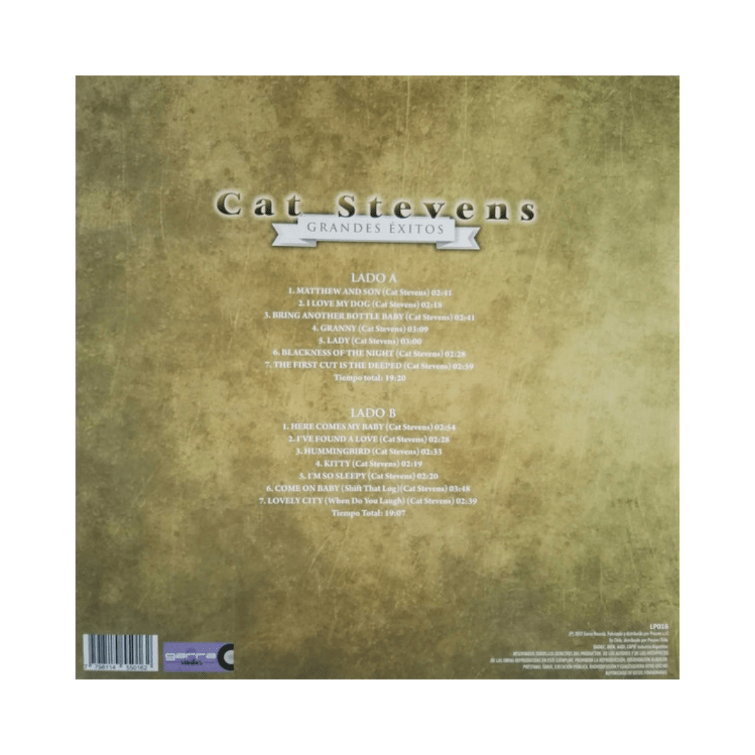 Cat Stevens Grandes Éxitos vinilo2