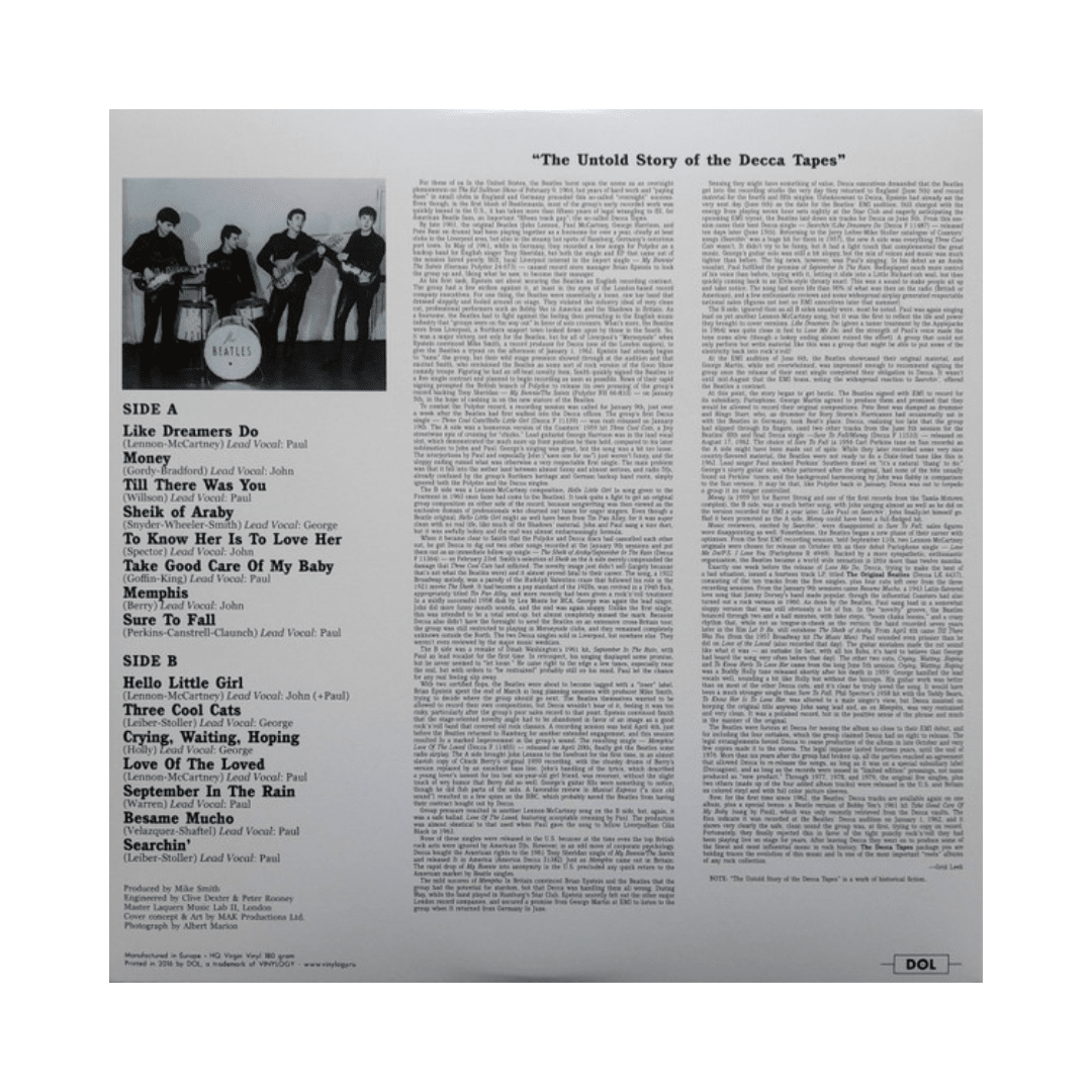 The Beatles The Decca Tapes Vinilo4