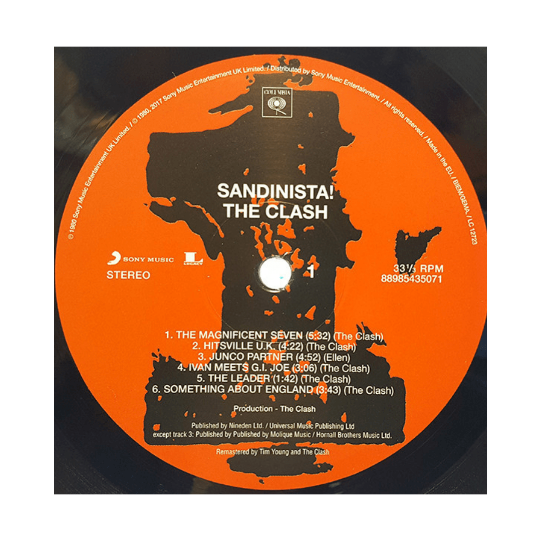 The Clash Sandinista! Vinilo3