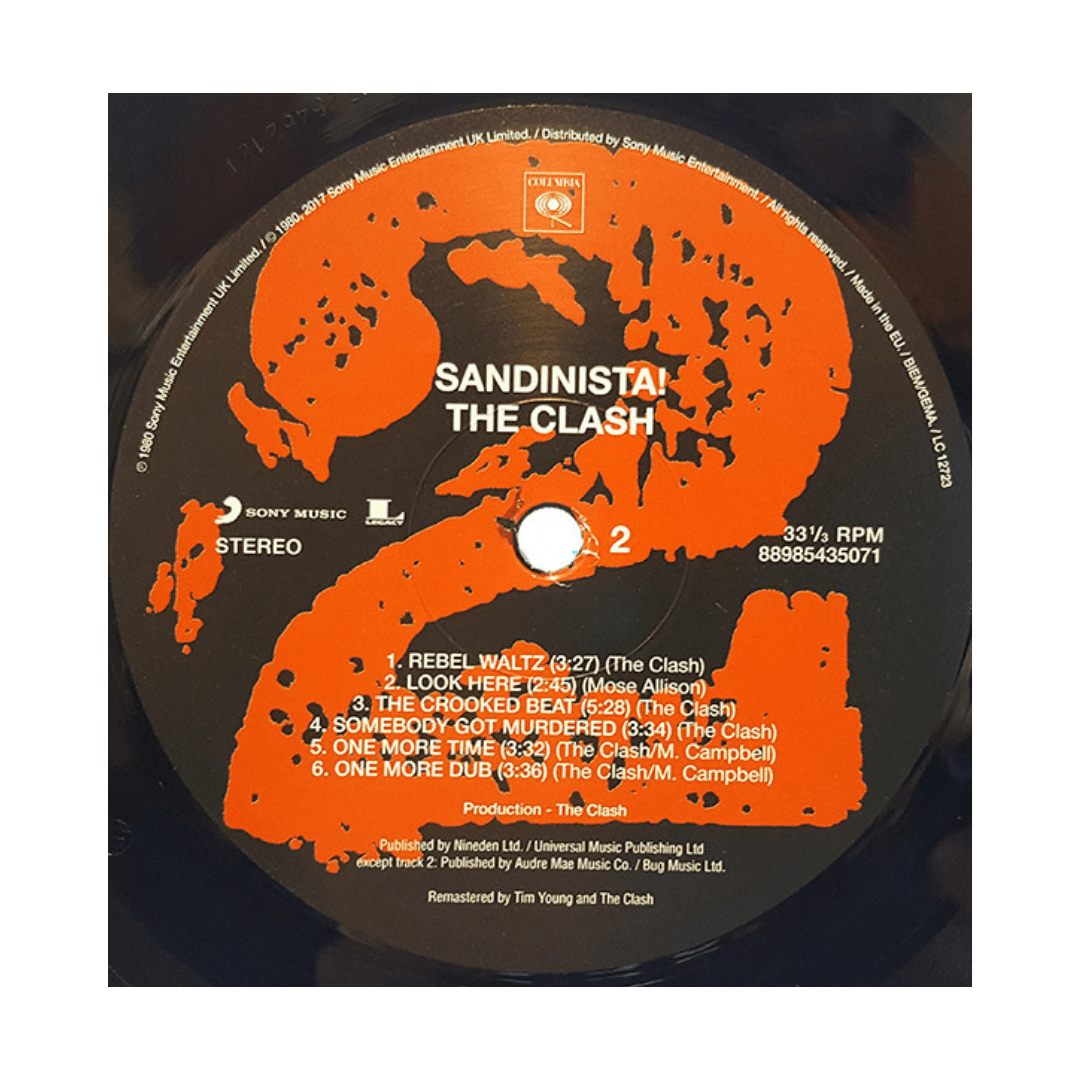The Clash Sandinista! Vinilo4