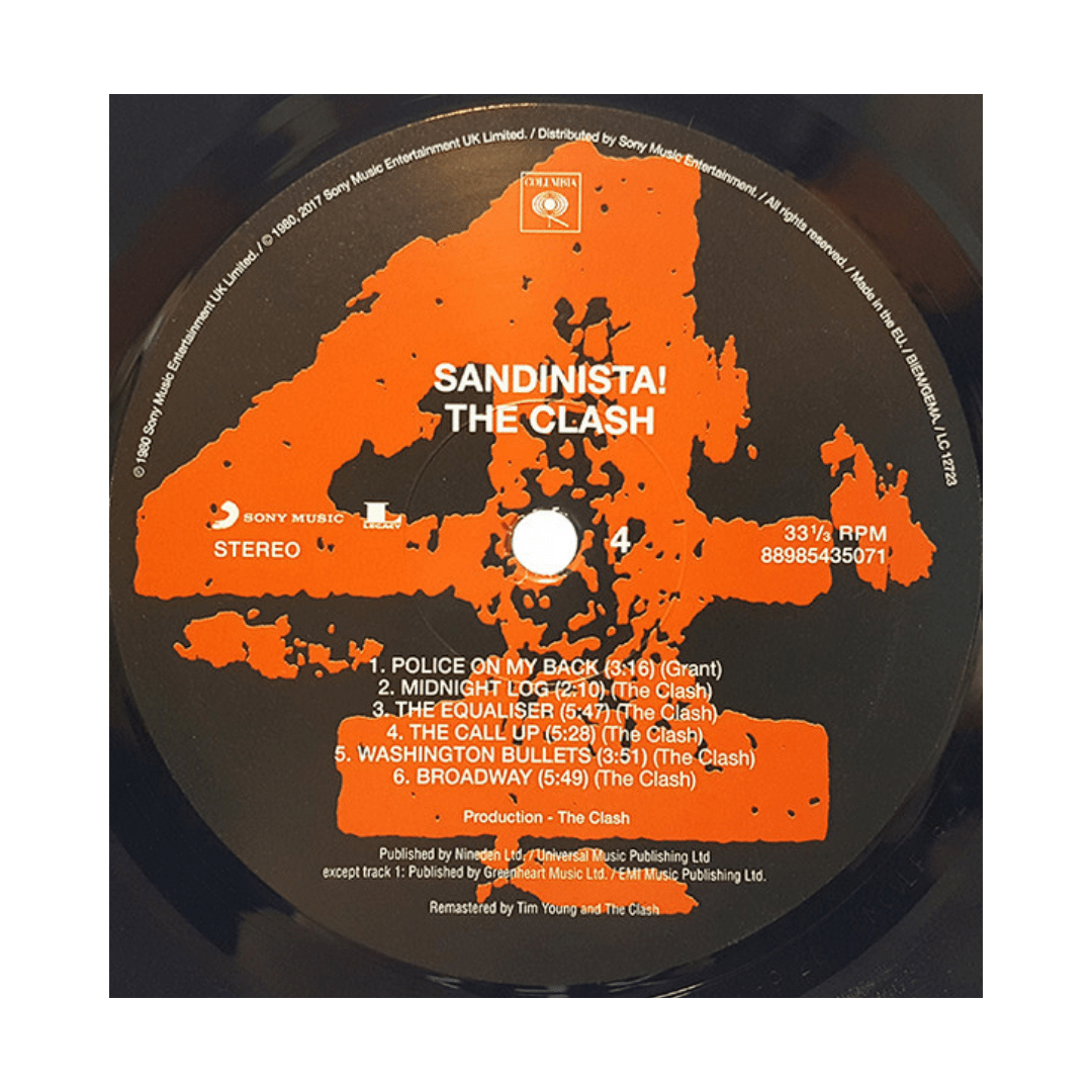 The Clash Sandinista! Vinilo6