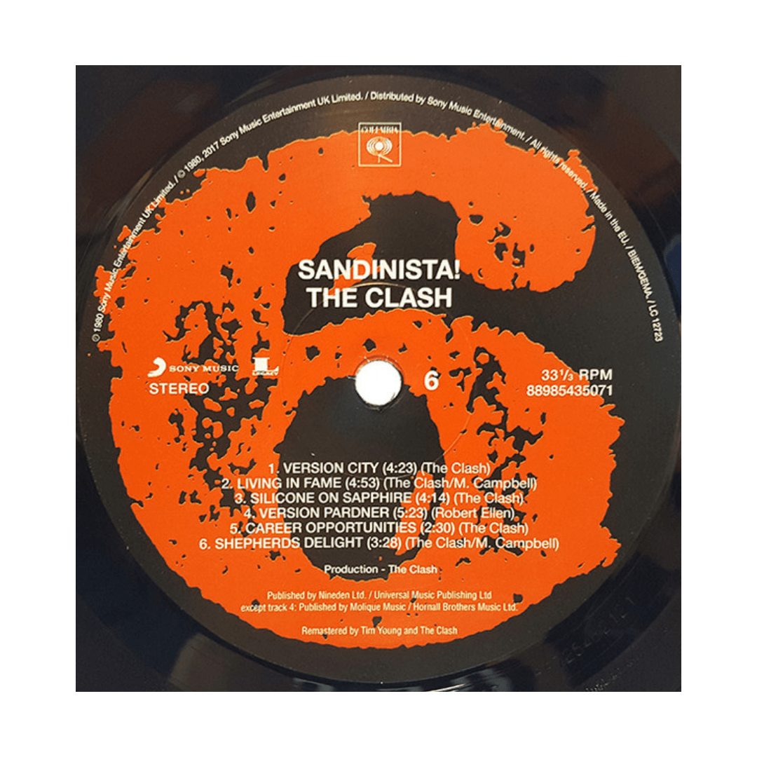 The Clash Sandinista! Vinilo8