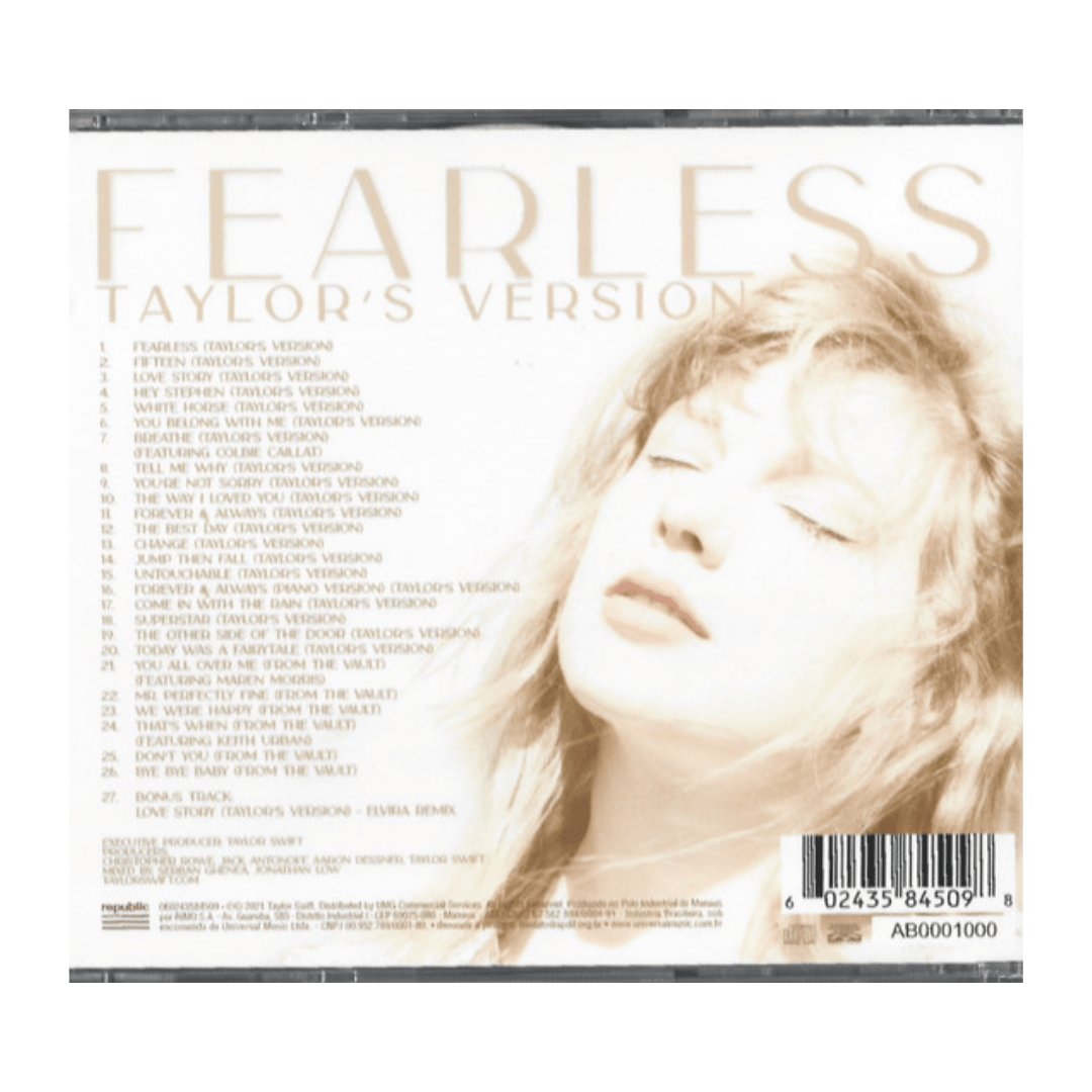 Taylor Swift Fearless (taylor's Version) CD2