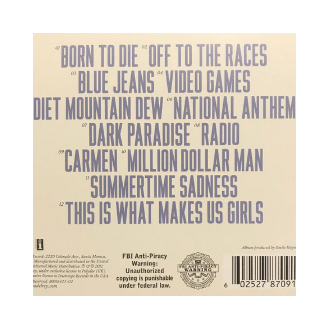 Lana Del Rey Born To Die CD2