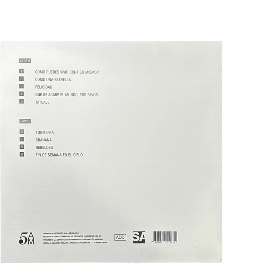 Alex Anwandter Rebeldes Vinilo2