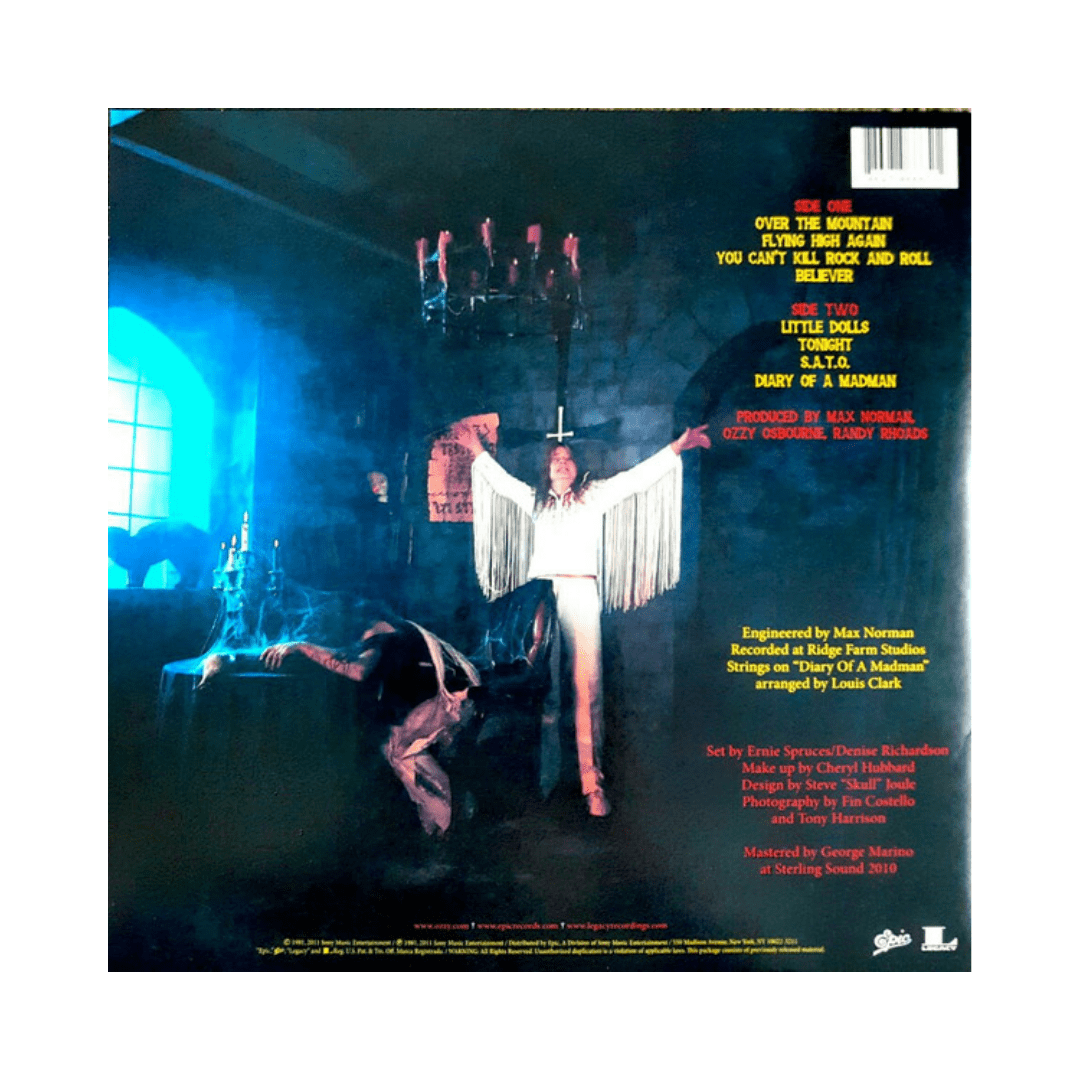 Ozzy Osbourne Diary Of A Madman Vinilo2