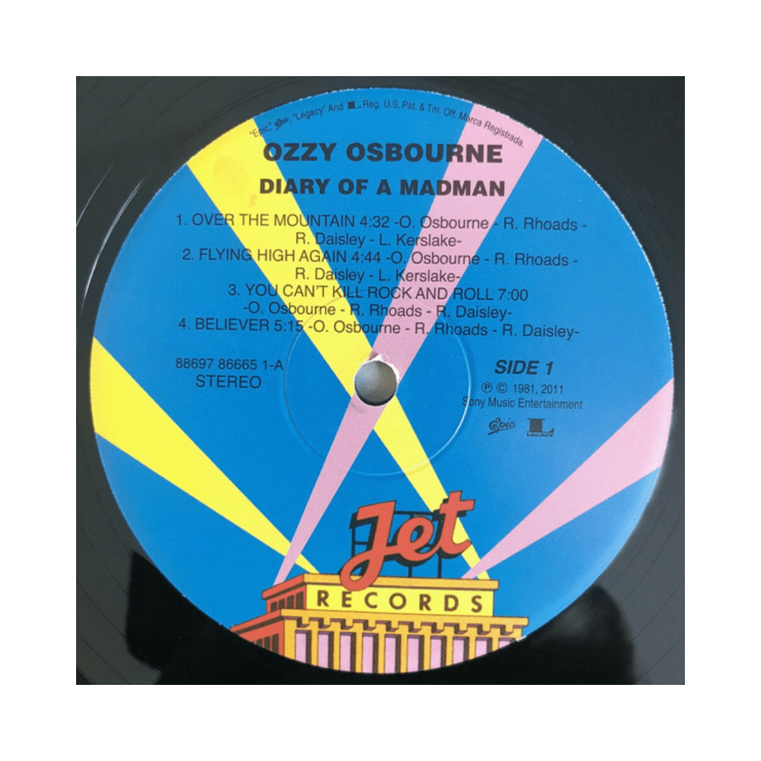Ozzy Osbourne Diary Of A Madman Vinilo3