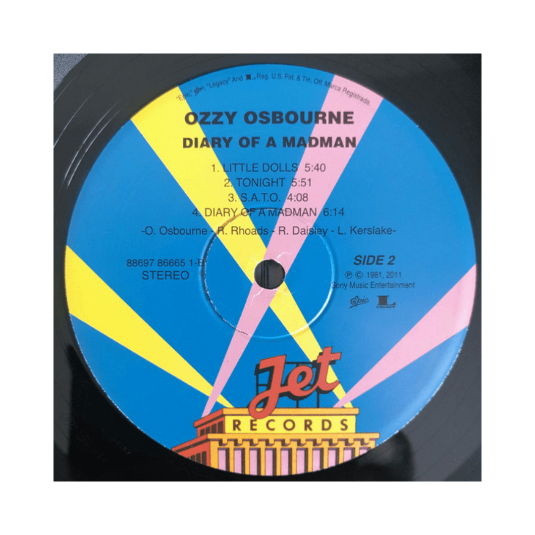 Ozzy Osbourne Diary Of A Madman Vinilo4