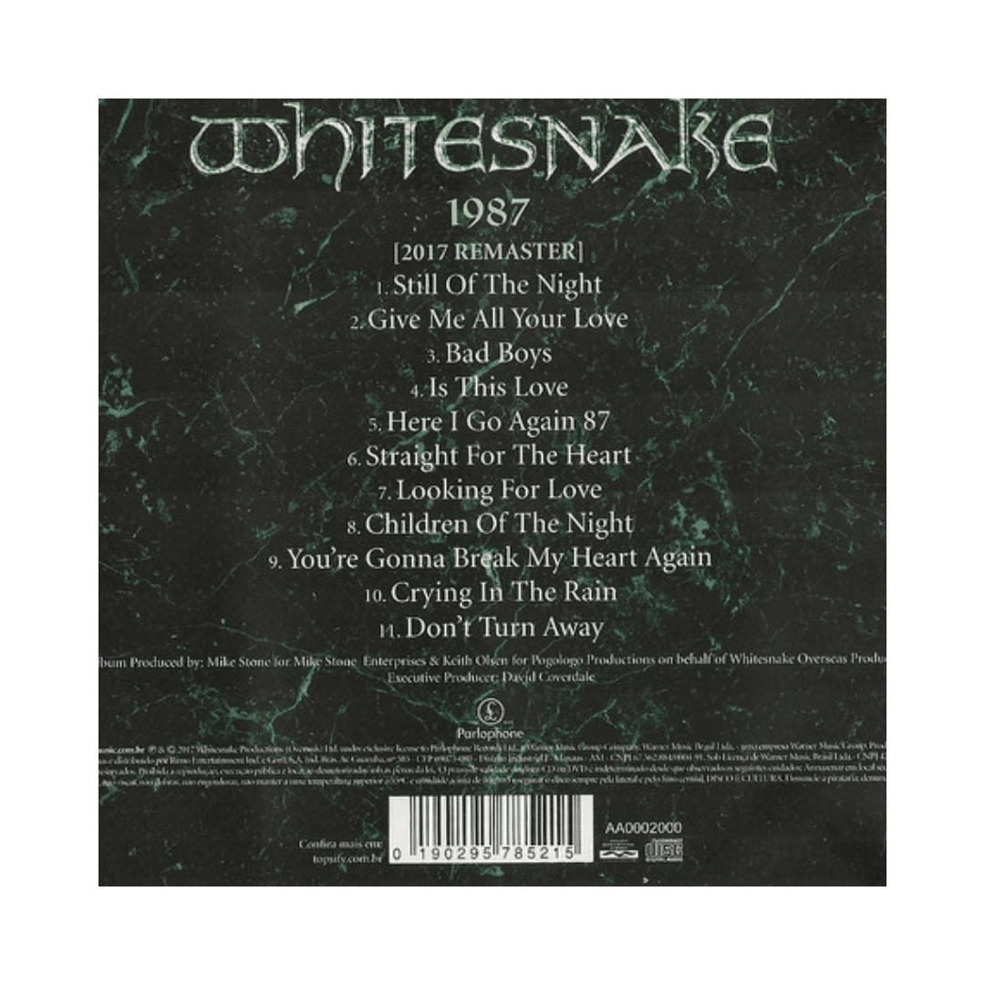 Whitesnake 1987 Cd2
