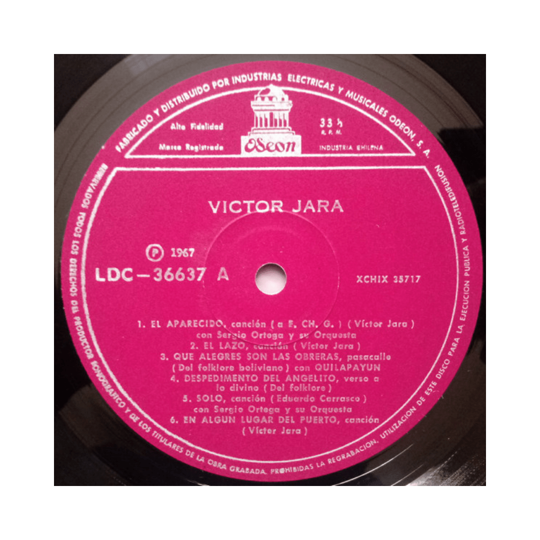 Víctor Jara Víctor Jara vinilo3