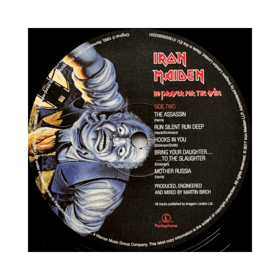 Iron Maiden No Prayer For The Dying Vinilo3