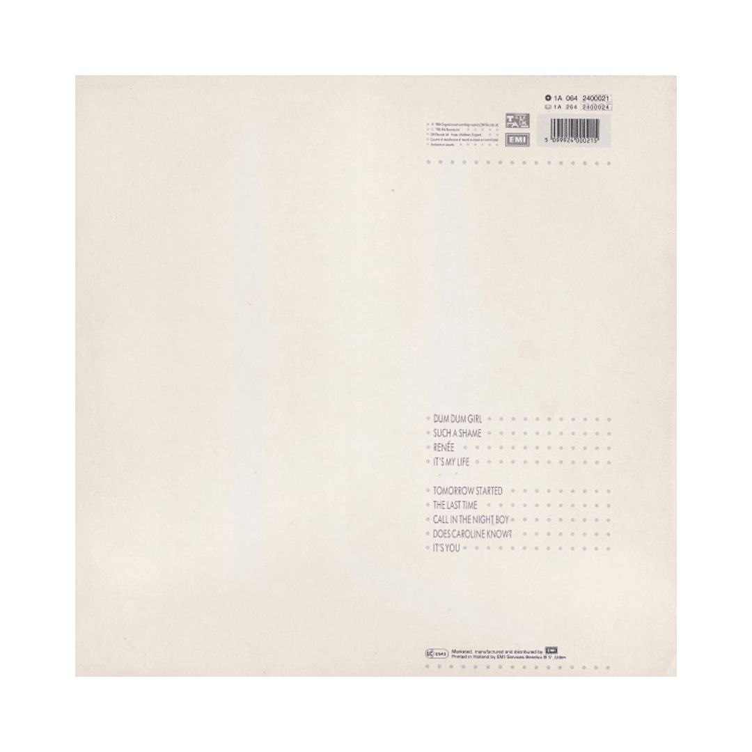 Talk Talk It's My Life Vinilo2