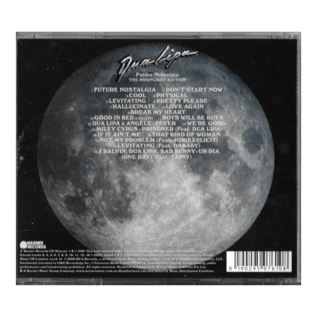 Cd Dua Lipa Future Nostalgia (the Moonlight Edition)2