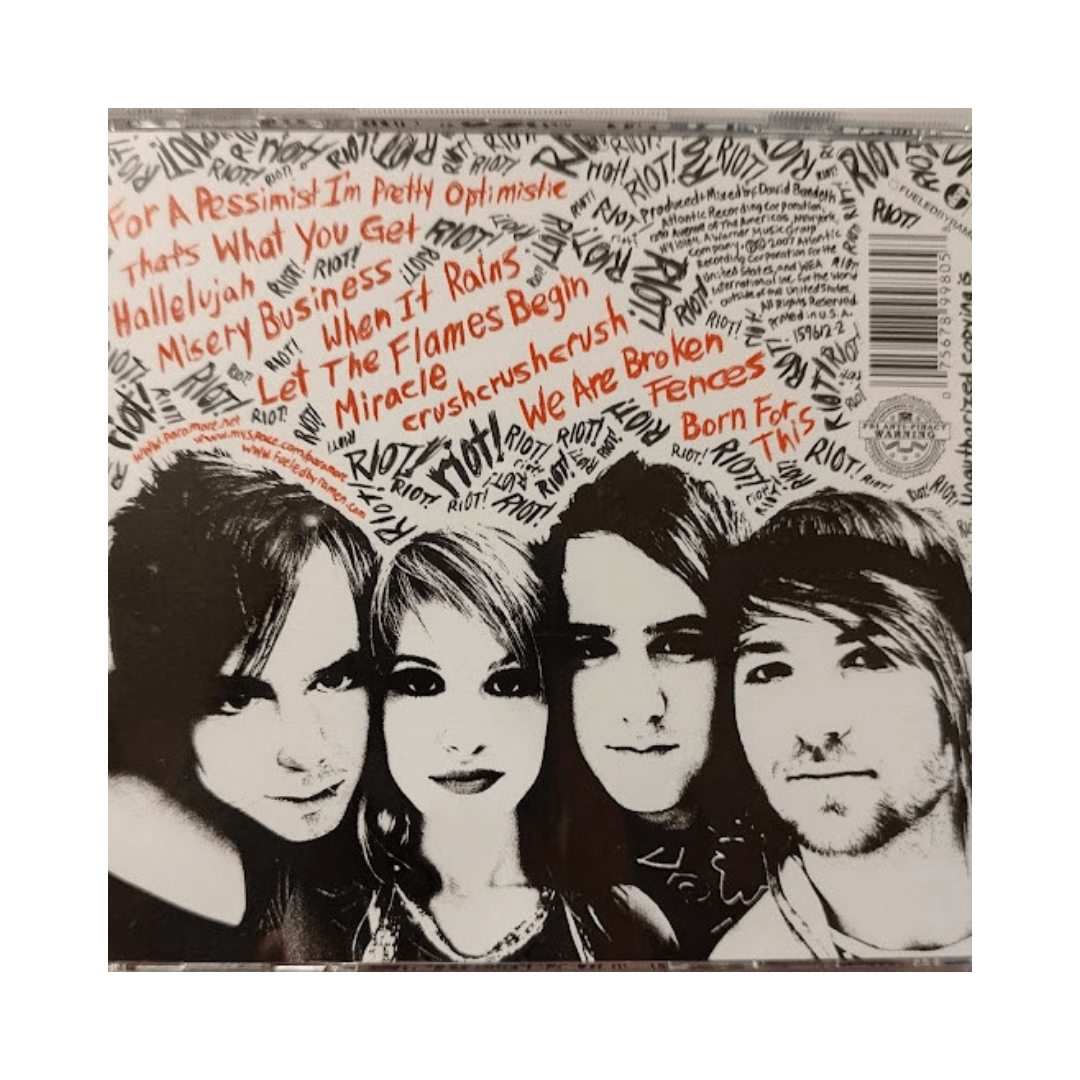 Paramore Riot! Cd2