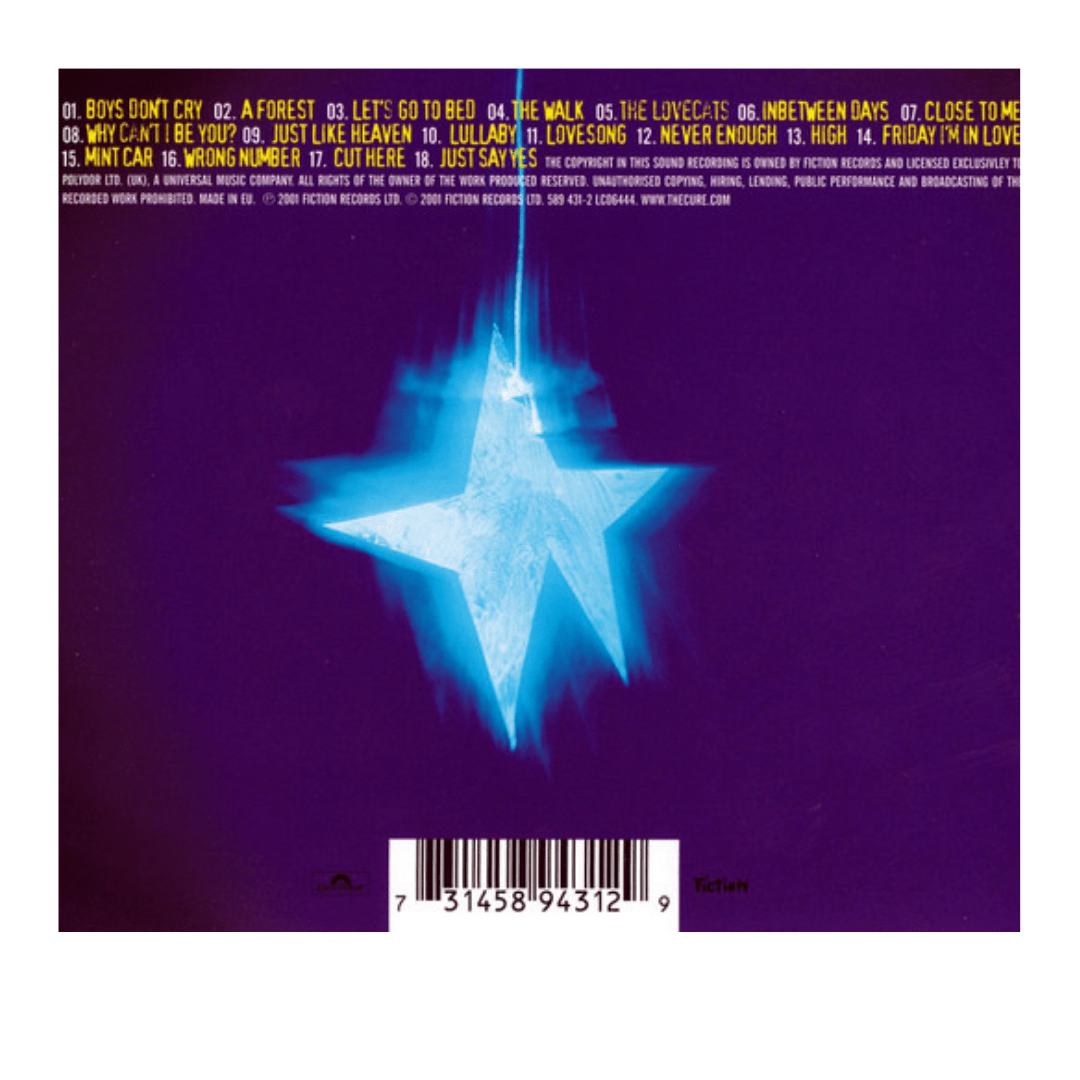 The Cure Greatest Hits (europeo) cd2