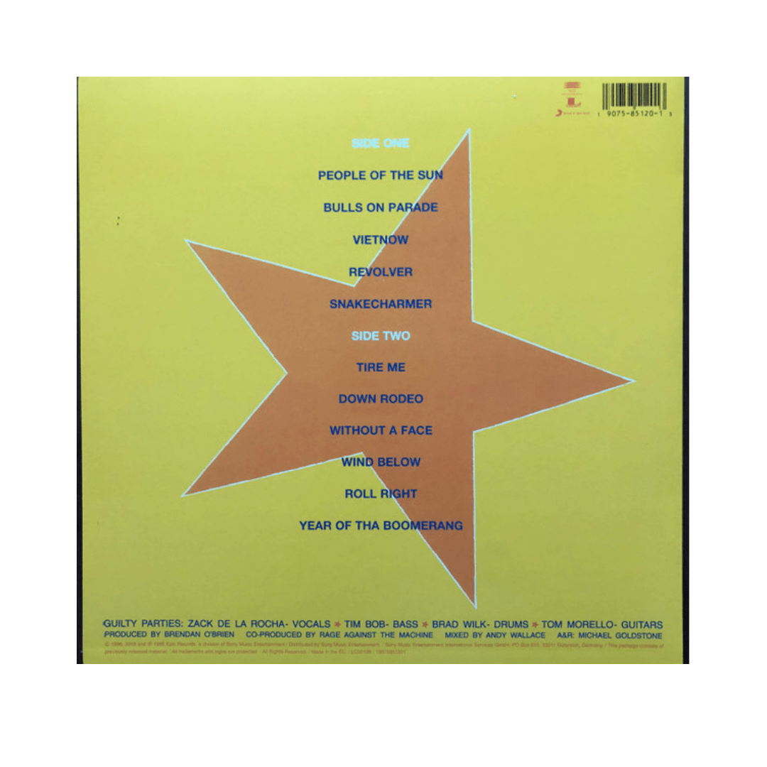 Rage Against The Machine evil Empire Vinilo2