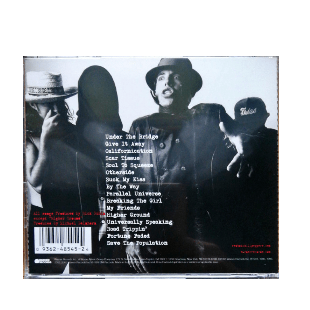 Red Hot Chili Peppers Greatest Hits Cd3