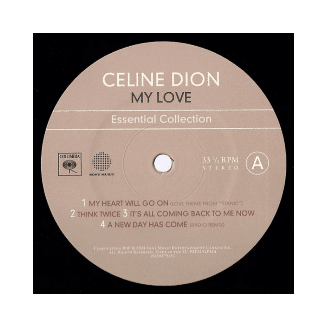 Celine Dion My Love Essential Collection Vinilo3