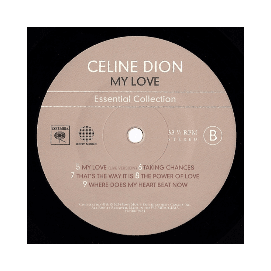 Celine Dion My Love Essential Collection Vinilo4