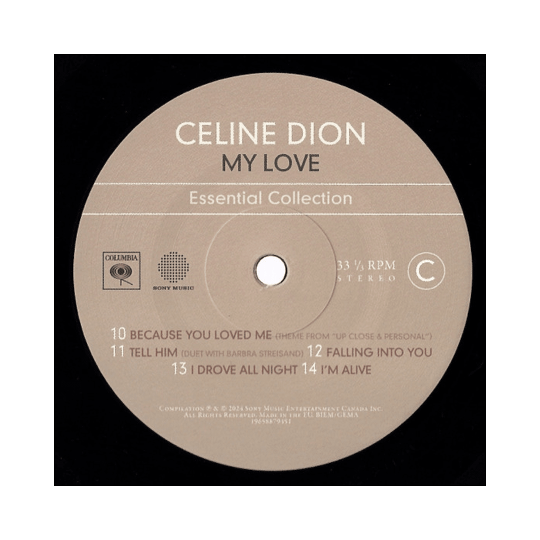 Celine Dion My Love Essential Collection Vinilo5