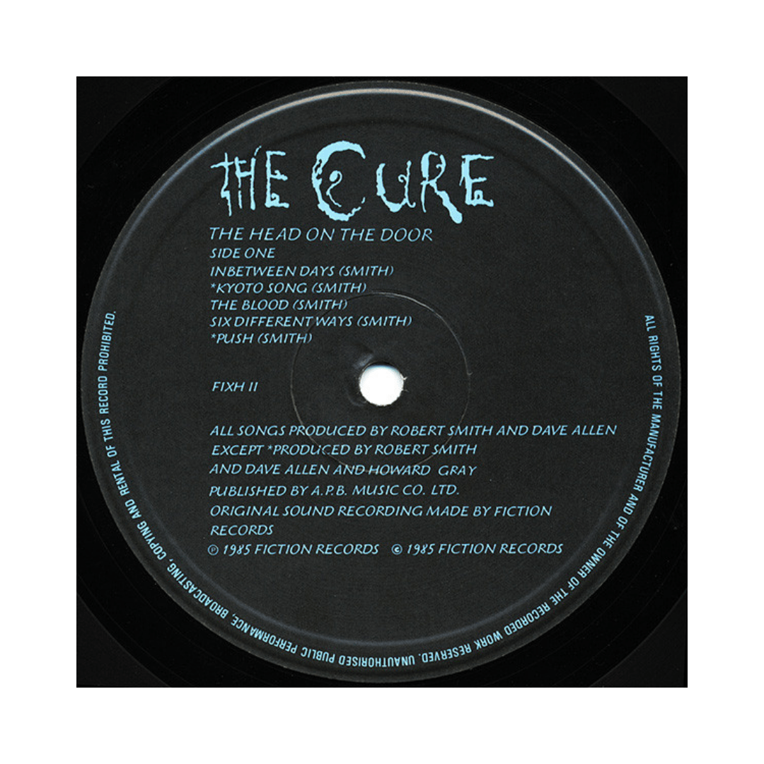 The Cure The Head On The Door Vinilo3