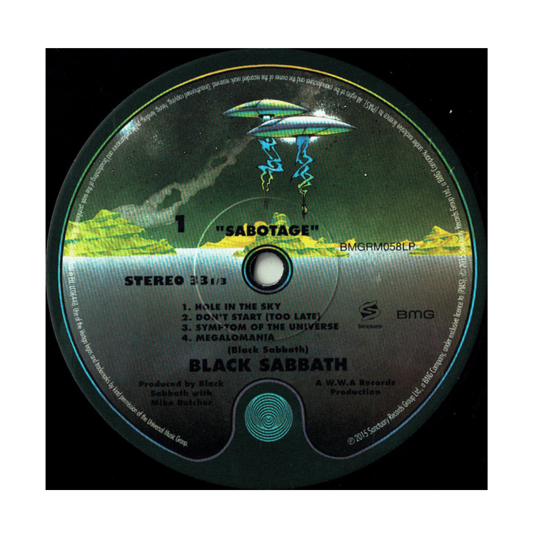 Black Sabbath Sabotage Vinilo3