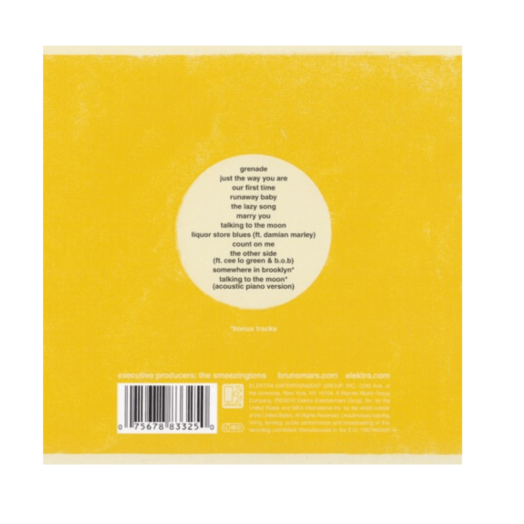 Cd Bruno Mars Doo-wops & Hooligans2