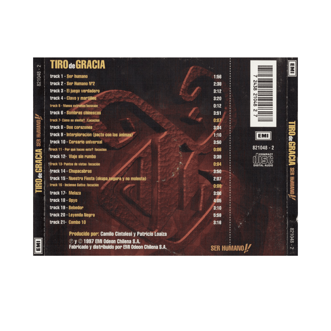 Tiro De Gracia Ser Hümano!! Cd2