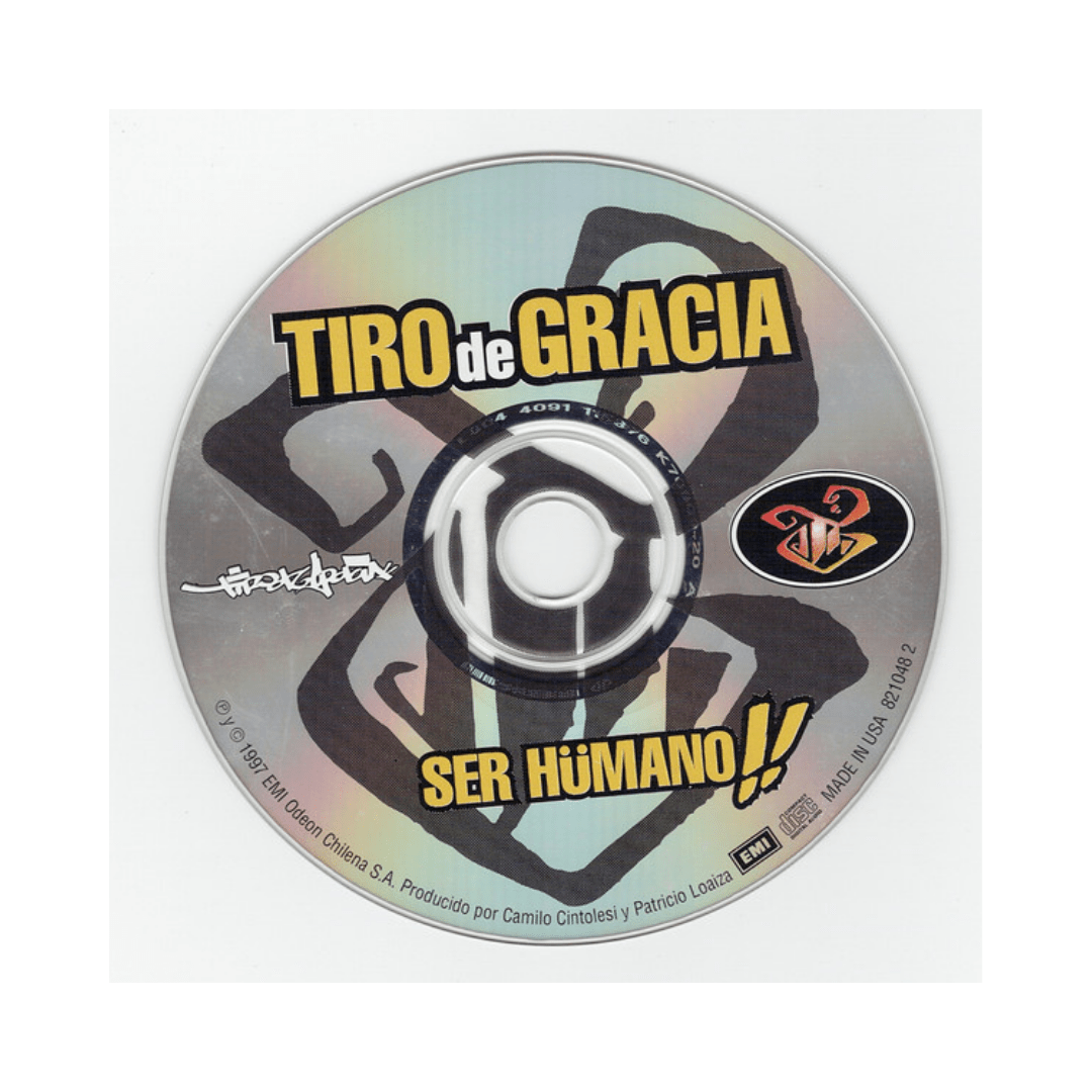 Cd Tiro De Gracia Ser Hümano!!3