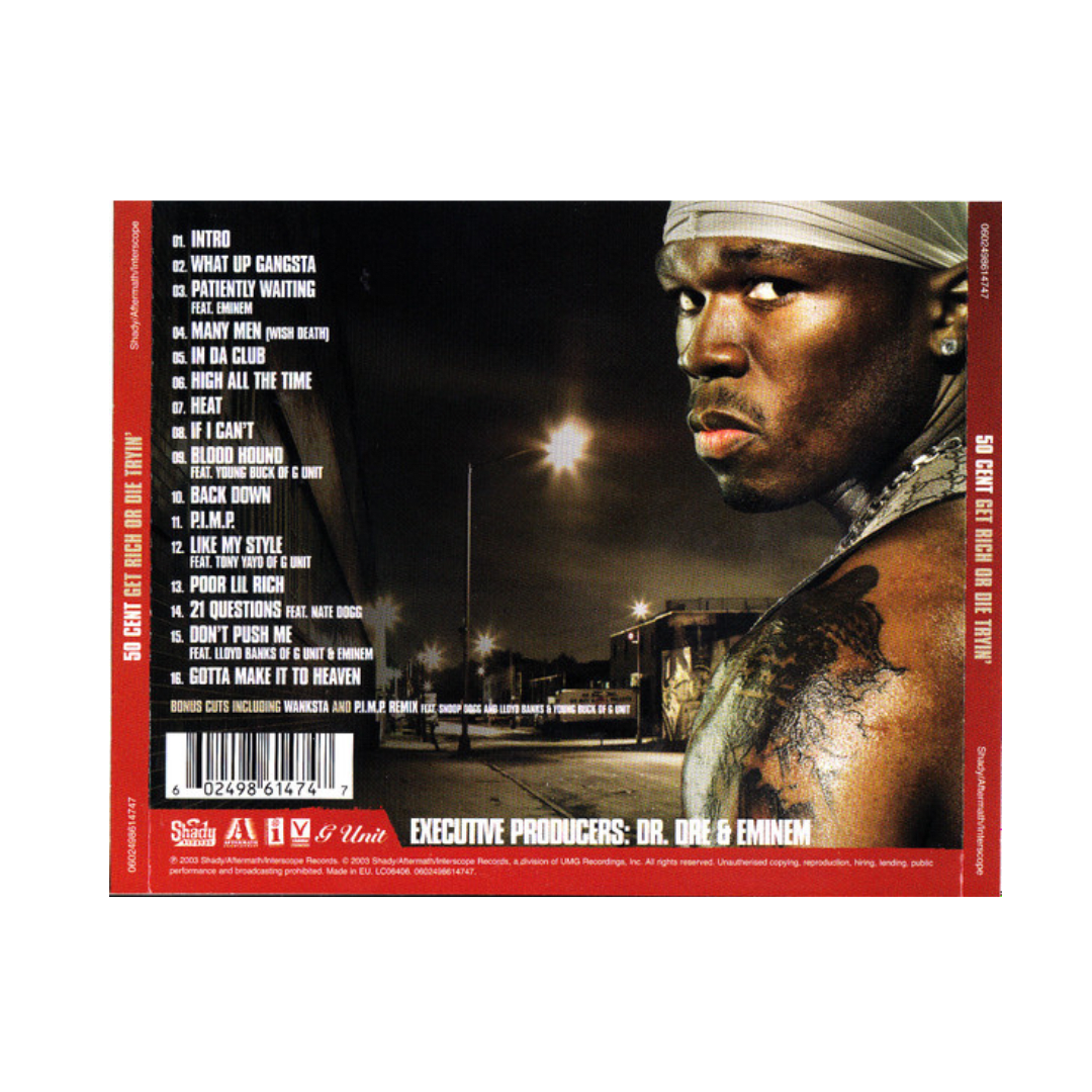 50 Cent Get Rich Or Die Tryin' Cd2