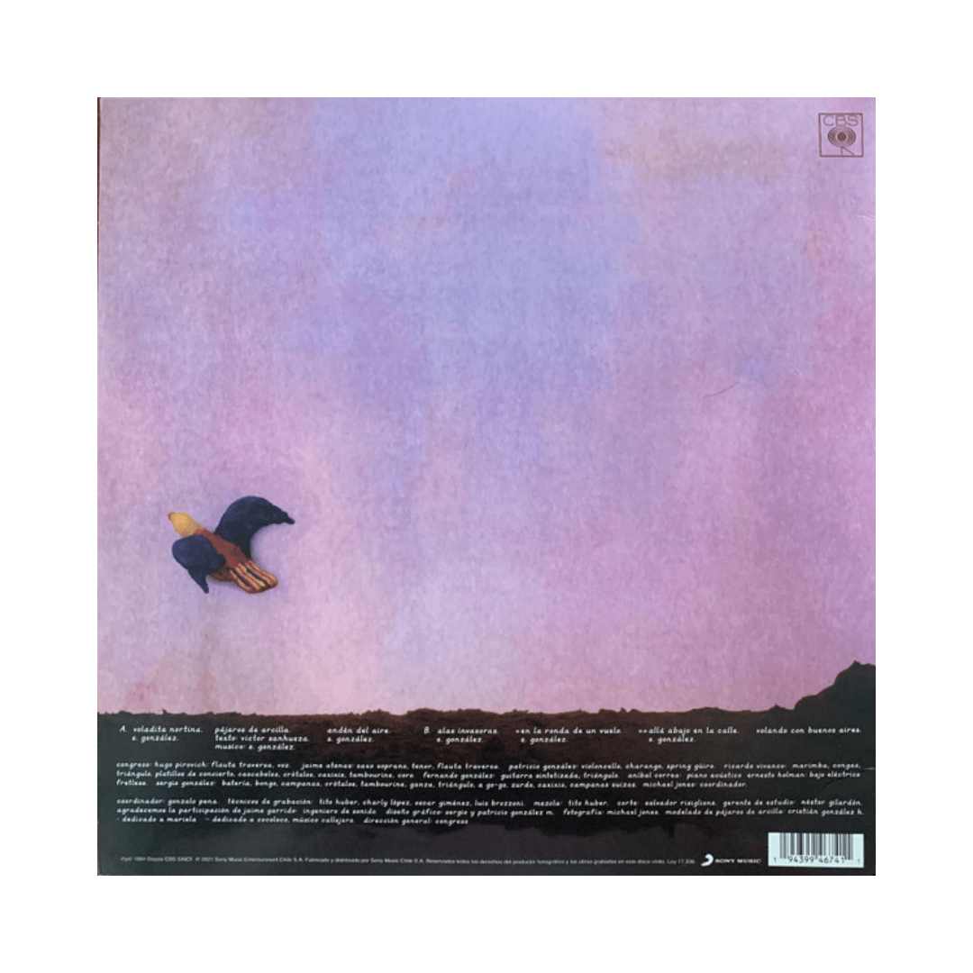 Congreso Pajaros De Arcilla Vinilo2