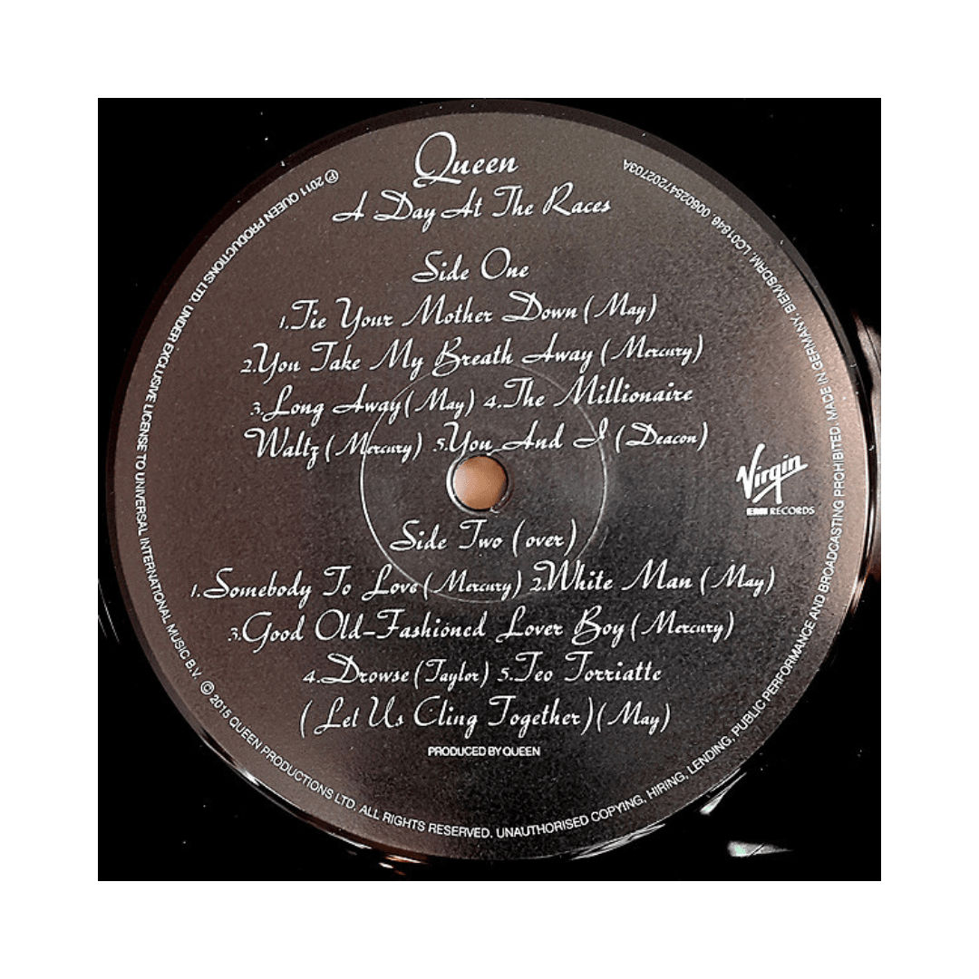 Queen A Day At The Races Vinilo5