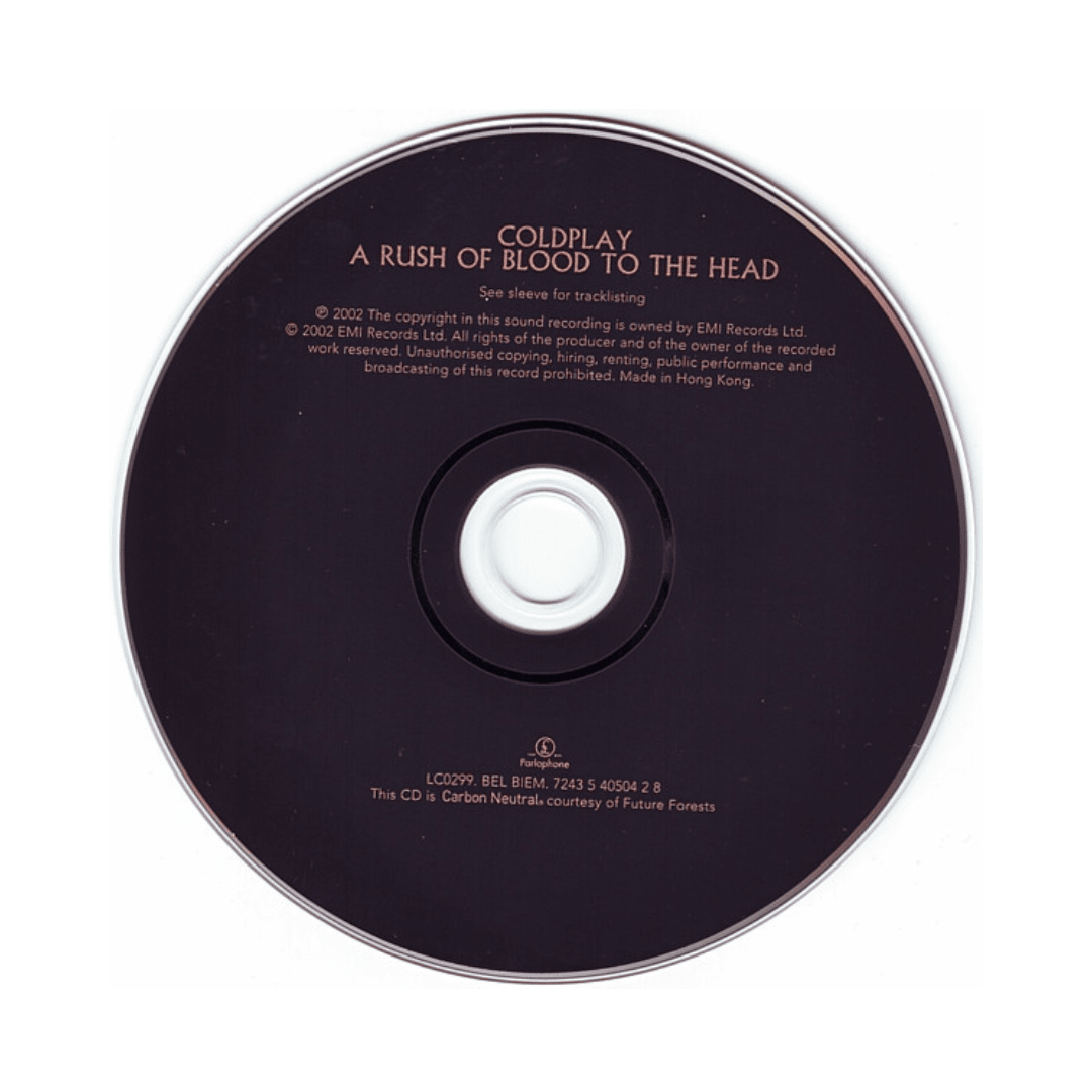 Coldplay A Rush Of Blood To The Head Cd3