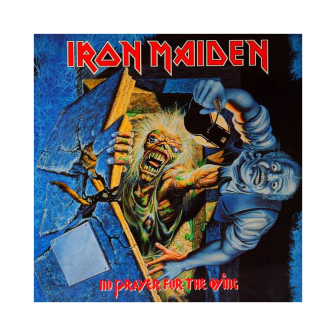 Iron Maiden No Prayer For The Dying + Libro Vinilo1
