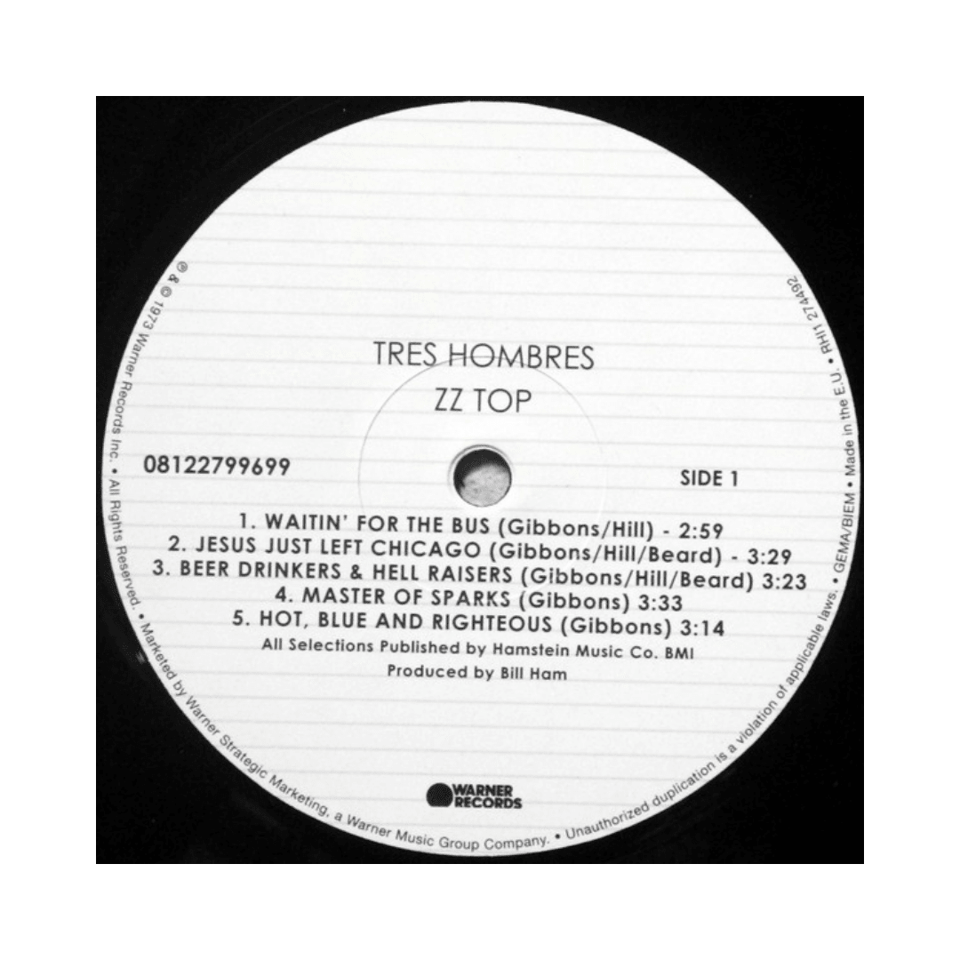 Zz Top Tres Hombres Vinilo4