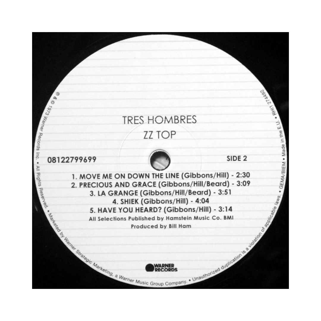 Zz Top Tres Hombres Vinilo5