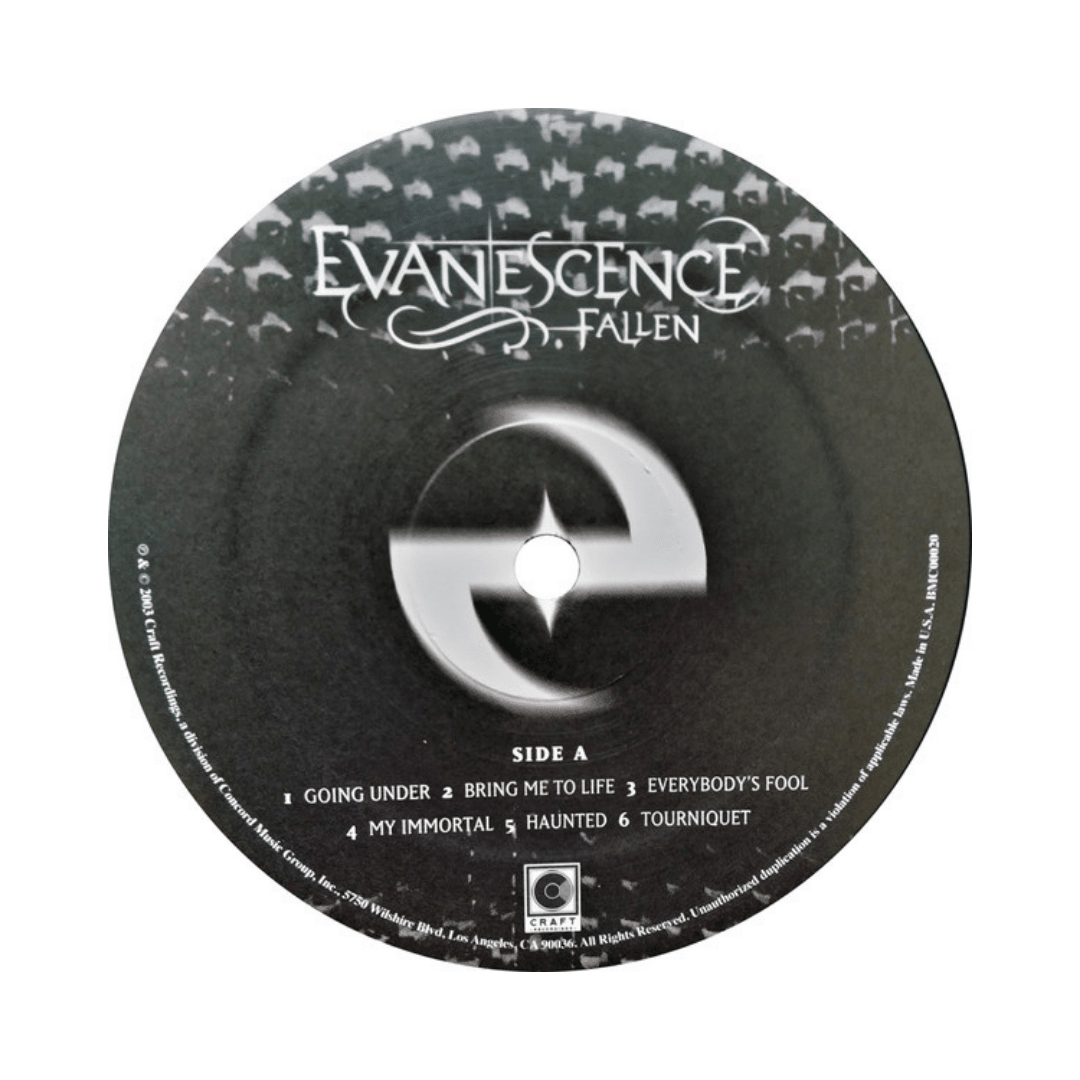 Evanescence Fallen Vinilo3