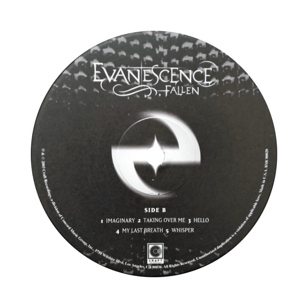 Evanescence Fallen Vinilo4