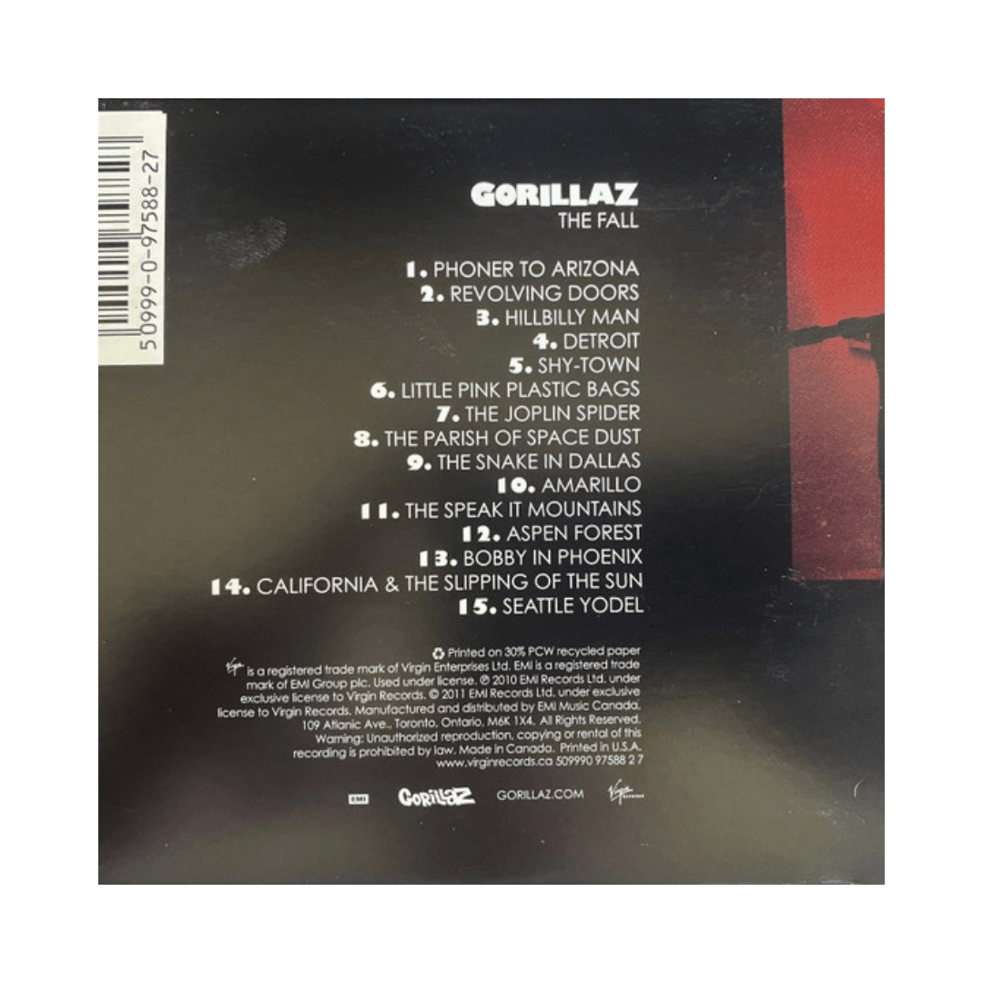 Gorillaz The Fall Cd2