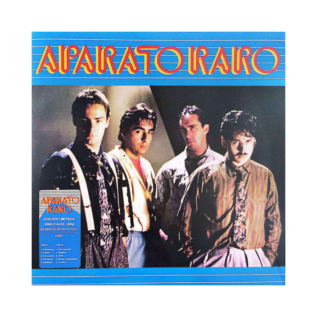 Vinilo Aparato Raro Aparato Raro Color Azul1