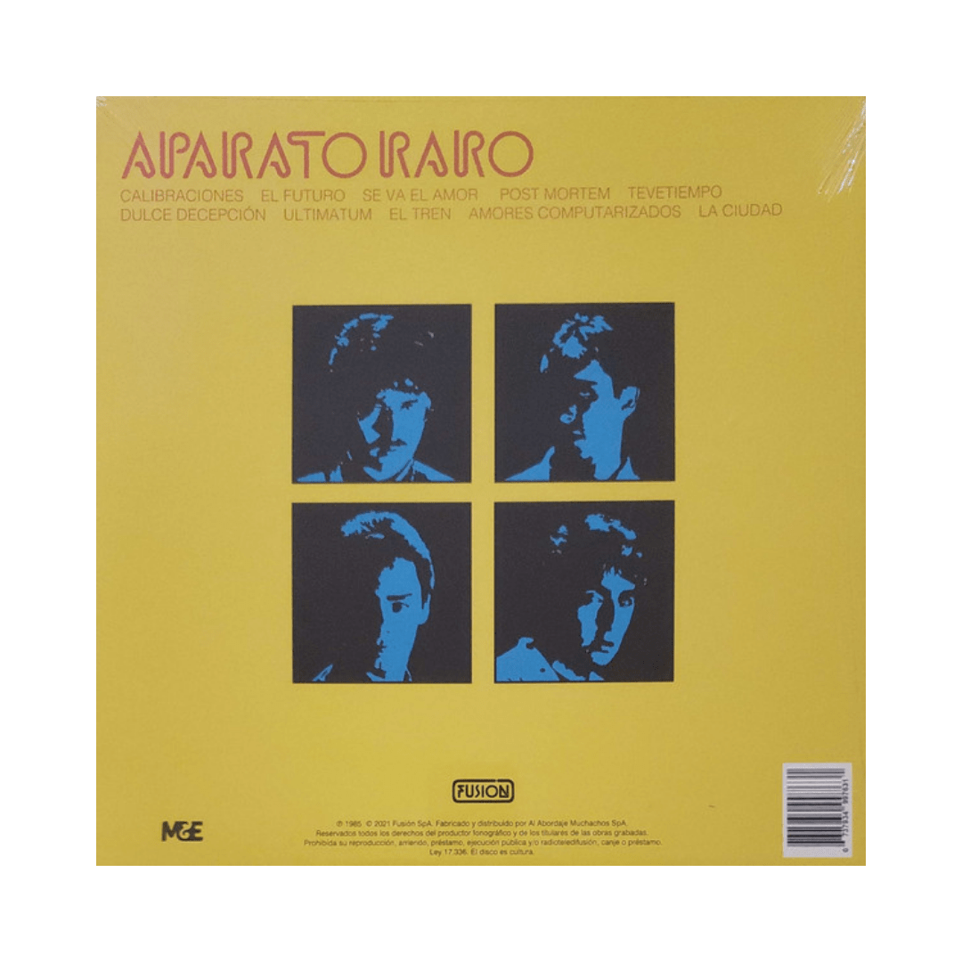 Aparato Raro Aparato Raro Color Azul Vinilo2