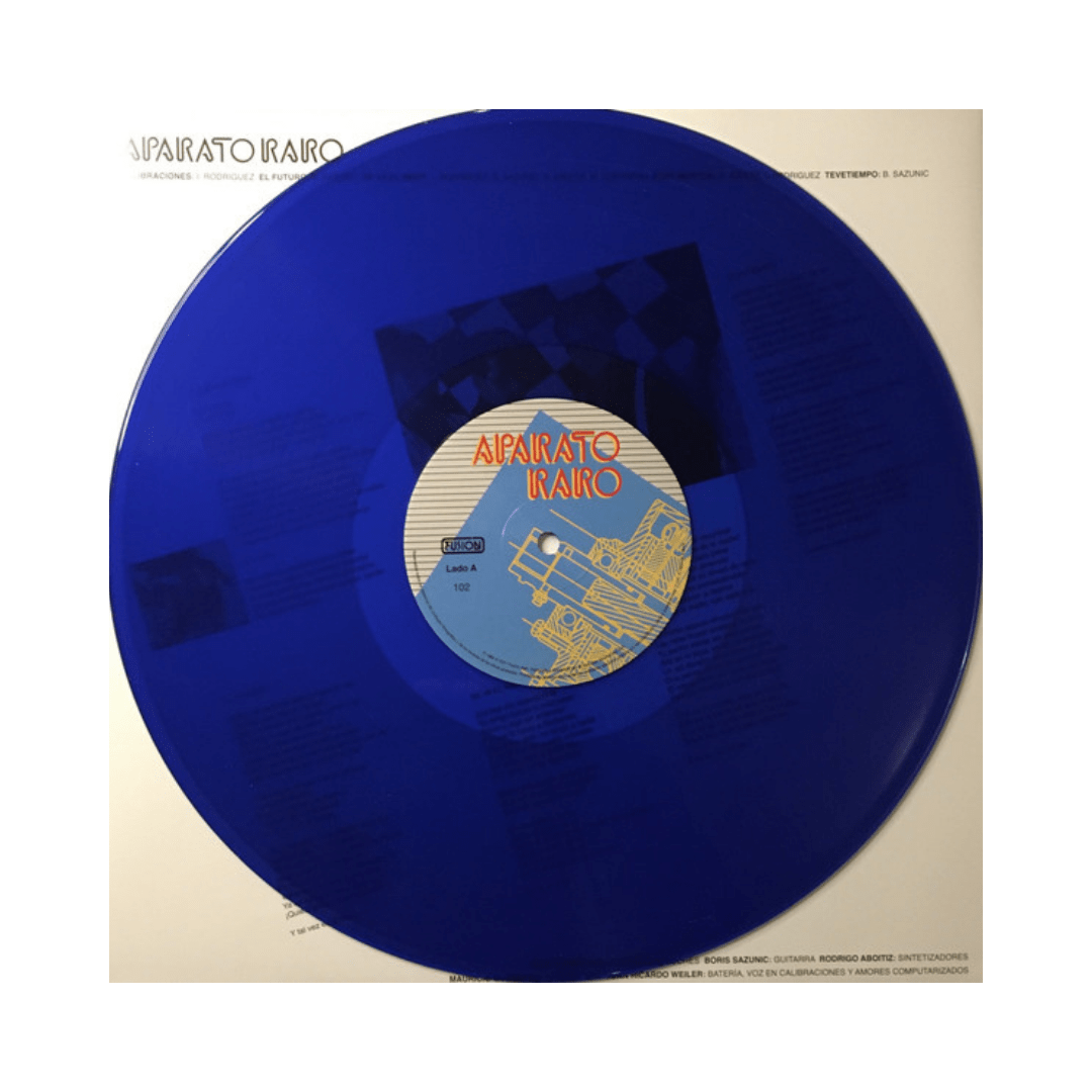 Aparato Raro Aparato Raro Color Azul Vinilo3