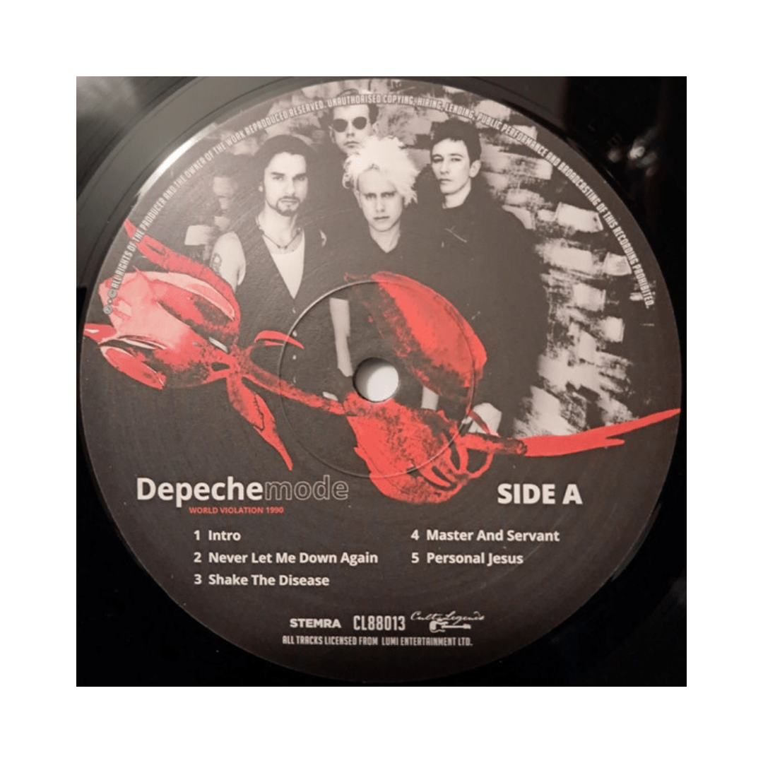 Depeche Mode World Violation 1990 (live) Vinilo3