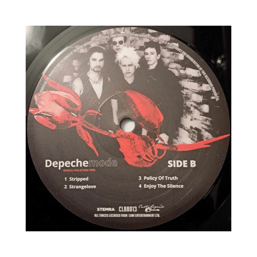 Depeche Mode World Violation 1990 (live) Vinilo4