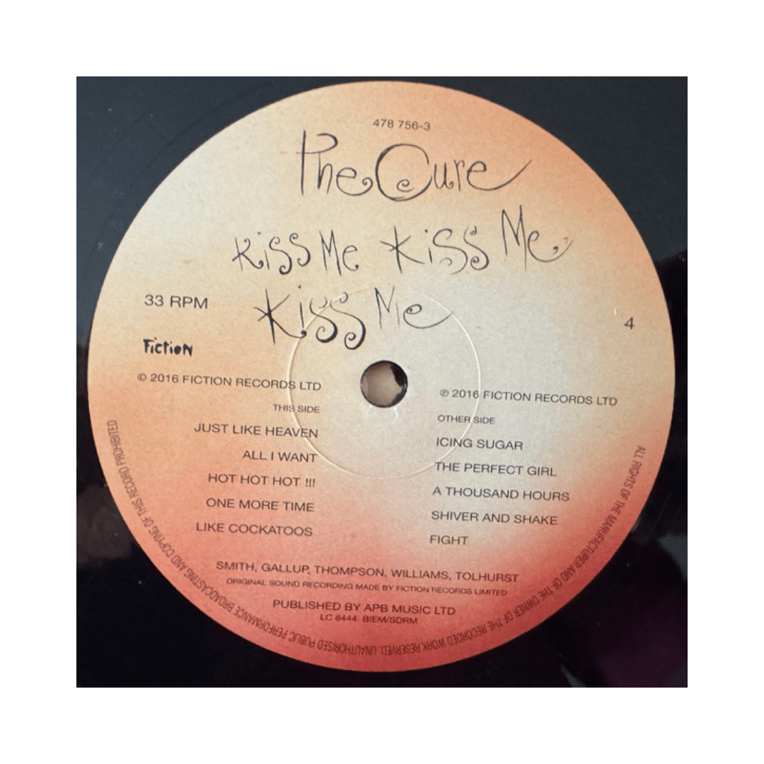 The Cure Kiss Me Kiss Me Kiss Me 2lp Vinilo6