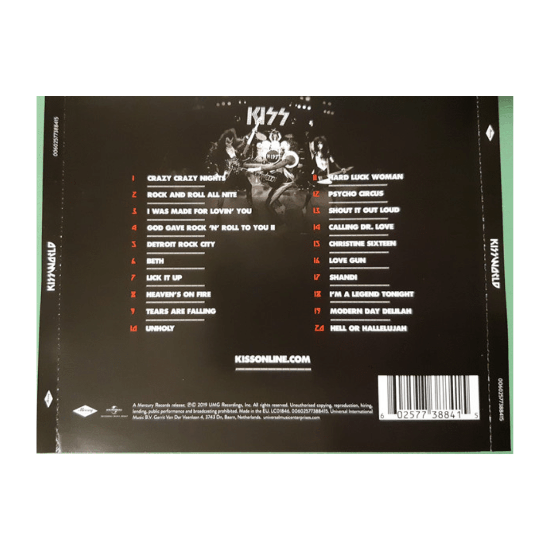 Kiss Kissworld (the Best Of Kiss) Cd3
